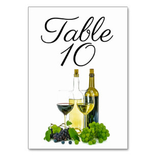 Rode Of Witte Wijn Tafelnummer