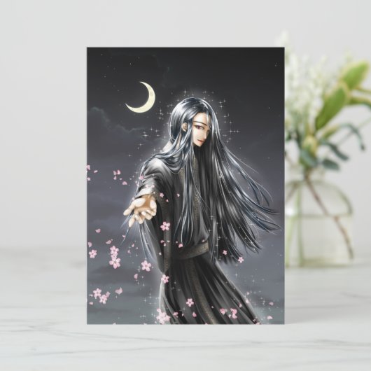 Rode ogen man kaart (Staand voorkant)