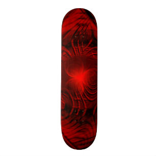 Rode ogen skateboard