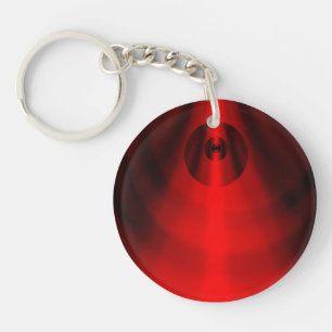 Rode ogen sleutelhanger