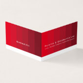 Rode Ombre Strepen, Schilder & Decorator Foto Visitekaartjes (Buitenkant)