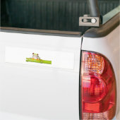rode oogboomkikker bumpersticker (Op Truck)