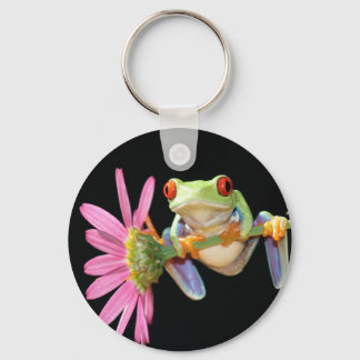 rode oogboomkikker sleutelhanger