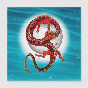 Rode Oosterse Draak - Mythologisch Fantasie Wezen