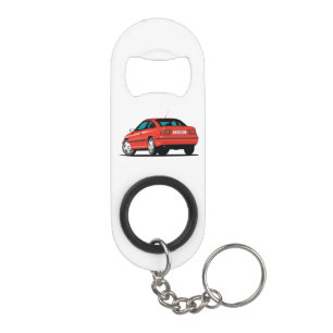 Rode Opel Calibra Sleutelhanger Flessenopener