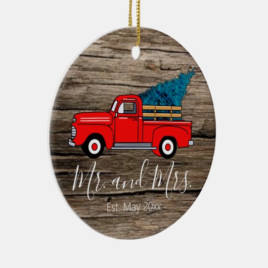 rode ophaalwagen, ritueel houtpatroon keramisch ornament (Rechts)