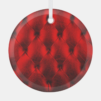rode opvulkussen textuur glas ornament