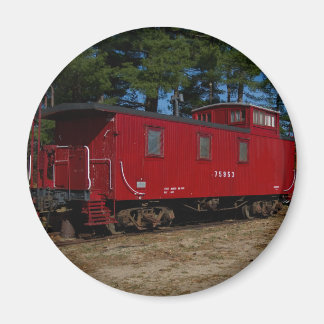 Rode & Oranje Caboose Magnet Magneet