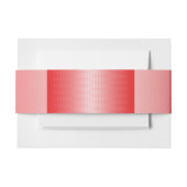 Rode, oranje en roze penseelstreken mengen zich sa uitnodigingen wikkel (Voorkant Voorbeeld)