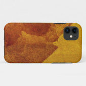 Rode oranje gele abstracte tekenkunst Case-Mate iPhone case (Achterkant (horizontaal))