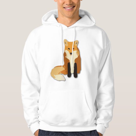 Rode Oranje vos Hoodie (Voorkant)