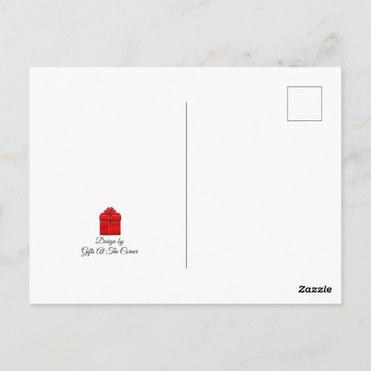  rode orchidee ventilator briefkaart (Achterkant)