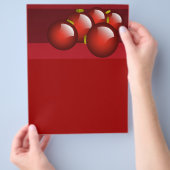 Rode Ornamenten Flyer (Hand)