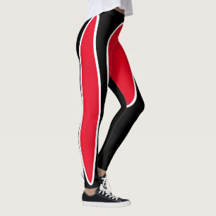 Rode ovale Leggings