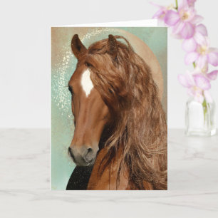 Rode Paard - Wenskaart Kaart