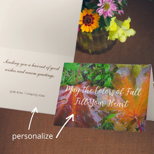 Rode paardenbladeren kaart