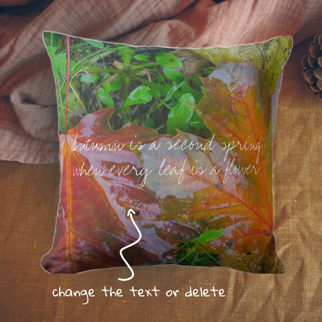 Rode paardenbladeren kussen (Creator heeft geüpload)