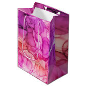 Rode paarse dromen medium cadeauzakje (Voorkant Gekanteld)