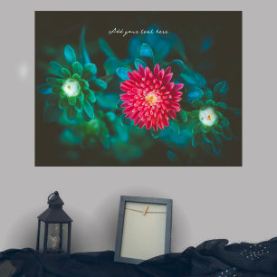 Rode paasbloem poster