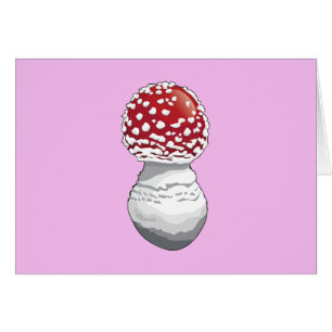 Rode paddenstoel, gepotte paddenstoel, toiletspoel