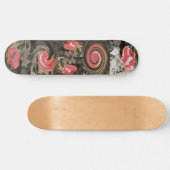 Rode paddenstoel skateboard (Horizontaal)