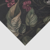 Rode paddenstoelen in een Fantasy Forest Tissuepapier (Detail)