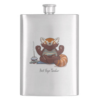 Rode Panda Beste Yoga Leraren Cadeau Dieren Kunstw Flacon