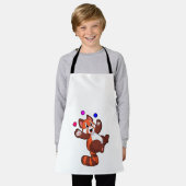 Rode panda bij Juggle Circus.PNG Schort (Gedragen)