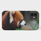 Rode panda Case-Mate iPhone case (Achterkant (horizontaal))