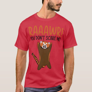 Rode Panda Dierenliefhebber Cute Dier Natuur Wilde T-shirt