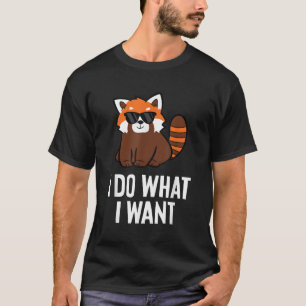 Rode Panda Ik Wil Ik Wil Rode Panda T-shirt