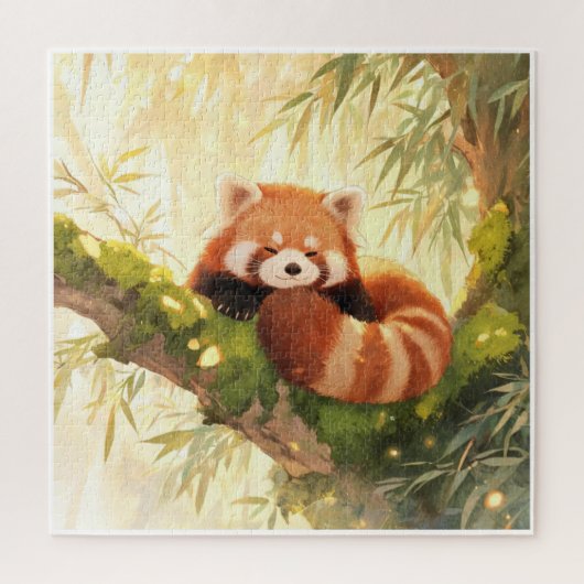 Rode panda legpuzzel (Verticaal)