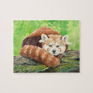 Rode panda legpuzzel