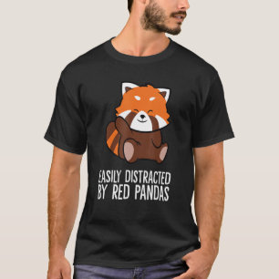 Rode Panda-liefde gemakkelijk verstoord door rode T-shirt