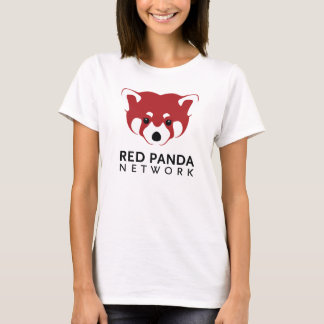 Rode Panda-Logo T-shirt