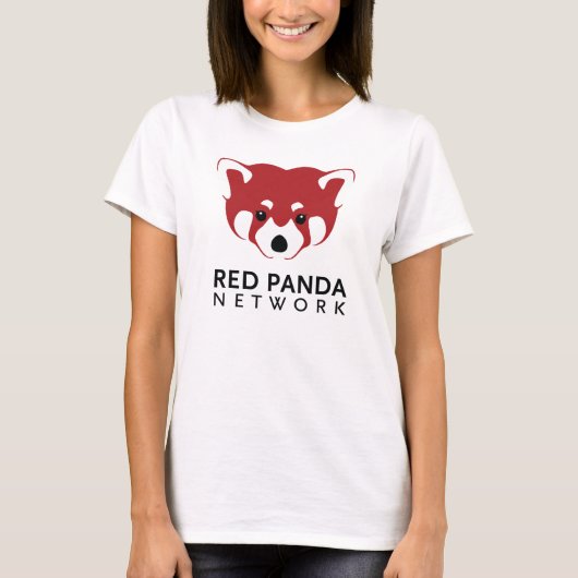 Rode Panda-Logo T-shirt (Voorkant)