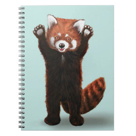 Rode panda notitieboek