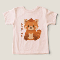 Rode Panda Peuter T-Shirt