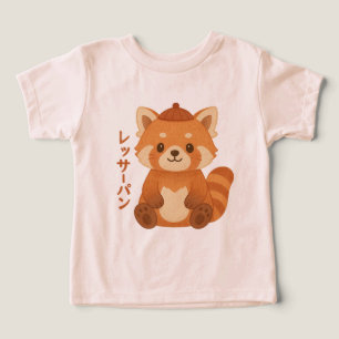 Rode Panda Peuter T-Shirt