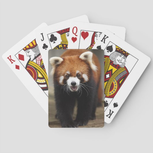 Rode Panda Pokerkaarten (Achterkant)