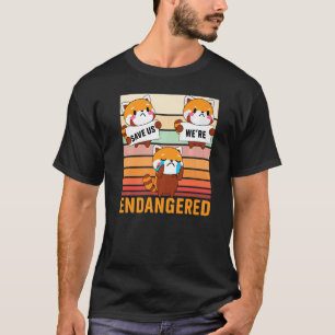 Rode Panda Rode Panda Quote voor Mannen Vrouwen 10 T-shirt