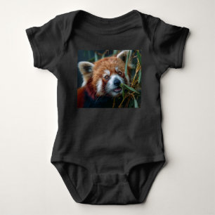 Rode panda romper