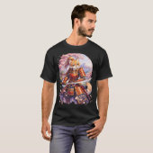 Rode Panda Samurai T-shirt (Voorkant volledig)