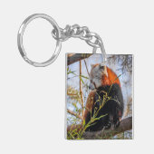 Rode panda sleutelhanger (Voorkant Links)
