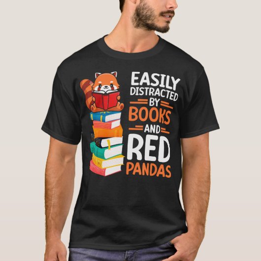 Rode panda t-shirt (Voorkant)