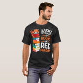 Rode panda t-shirt (Voorkant volledig)