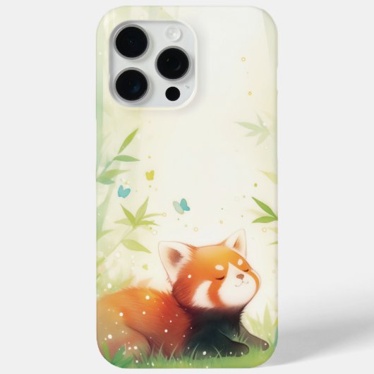 Rode Pandareservaat Case-Mate iPhone Case (Achterkant)