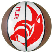 Rode panter basketbal (Verticaal)