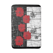 Rode papaver badmat (Voorkant Verticaal)