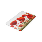 Rode papaver badmat (Gekanteld)